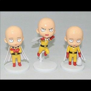 One punch man figure set of 3 pcs